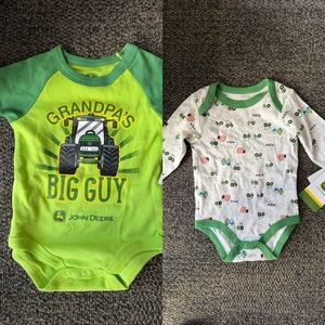 NWT- BUNDLE of John Deere 3-6 months onesies